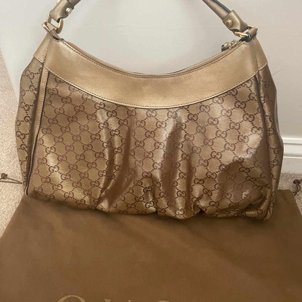 Gucci GG D Ring hobo canvas - Picture 2 of 9